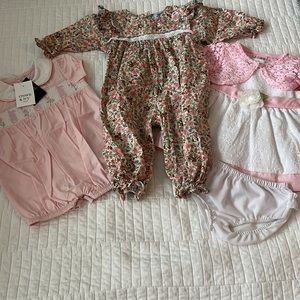 Set of 3 Spring Baby Girl Sets